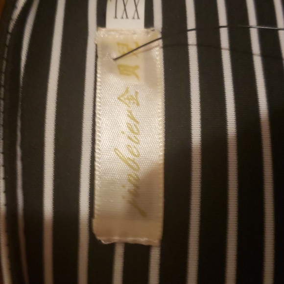 Striped Black White Dress by jinbeier XXL (fits S or M) - Picture 5 of 5